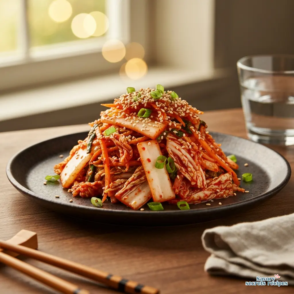 kimchi salad final presentation