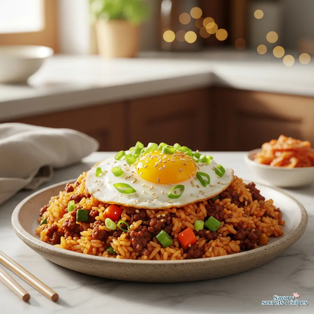 ground beef fried rice korean final presentation