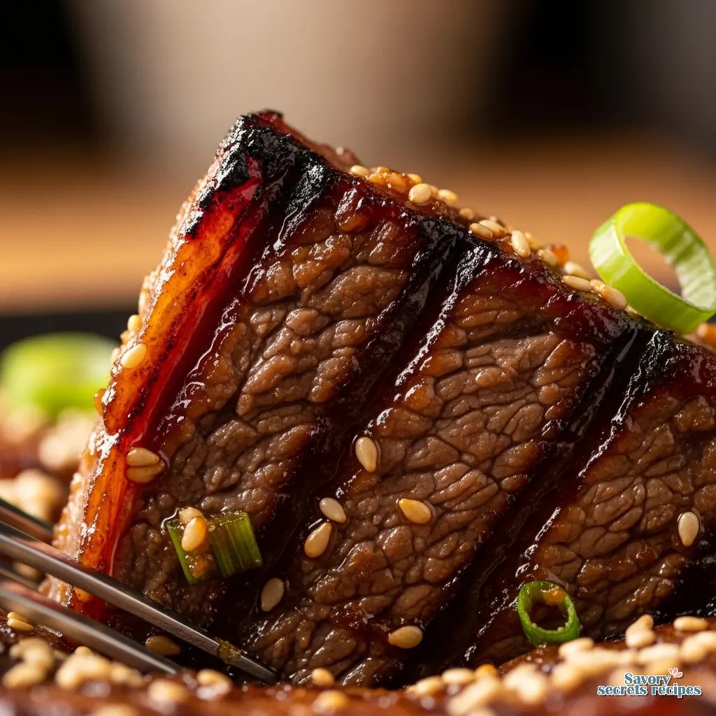 bulgogi in oven close up