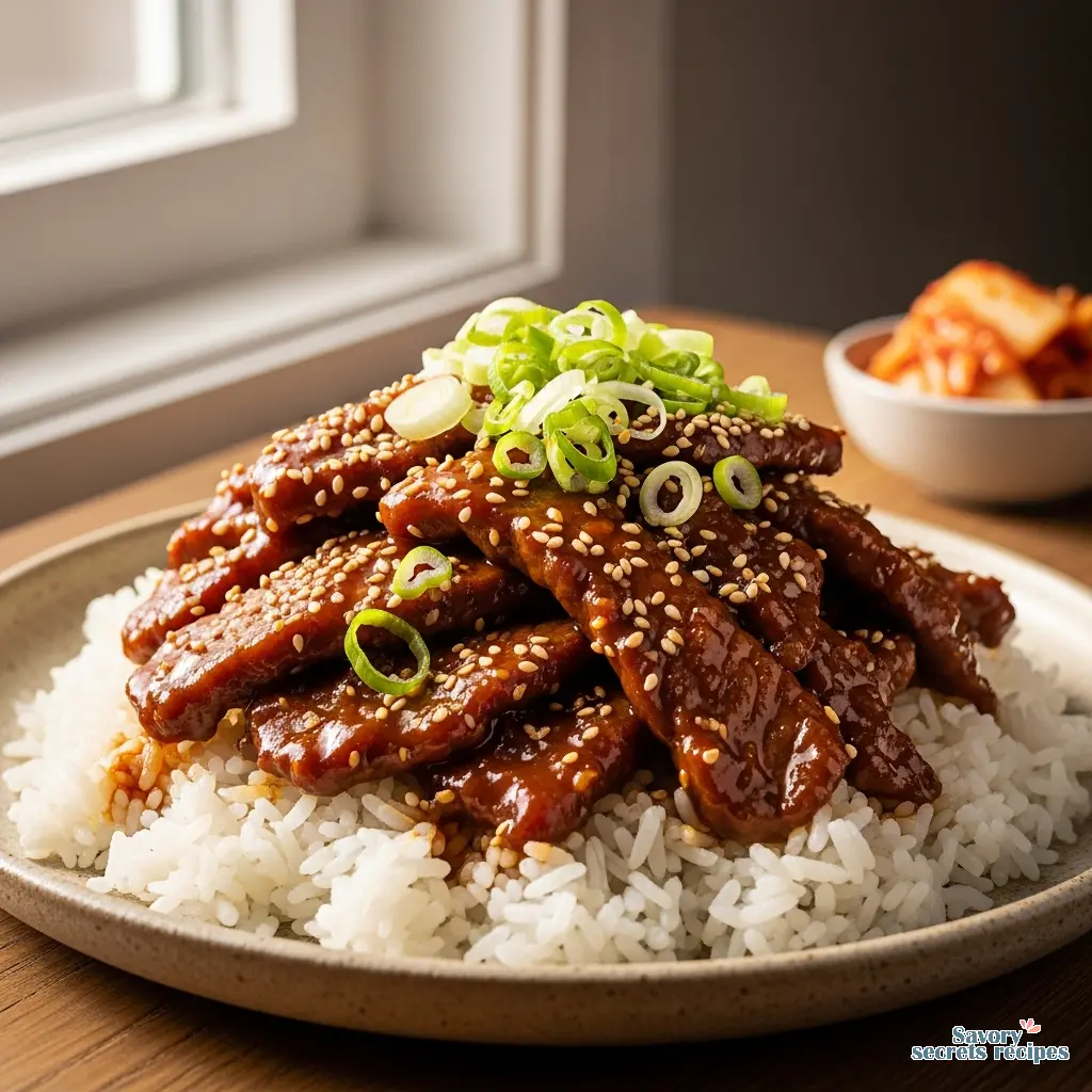 bulgogi in oven final presentation