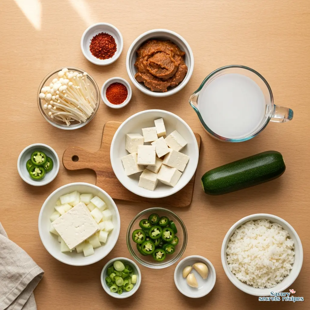 bean paste stew korean ingredients