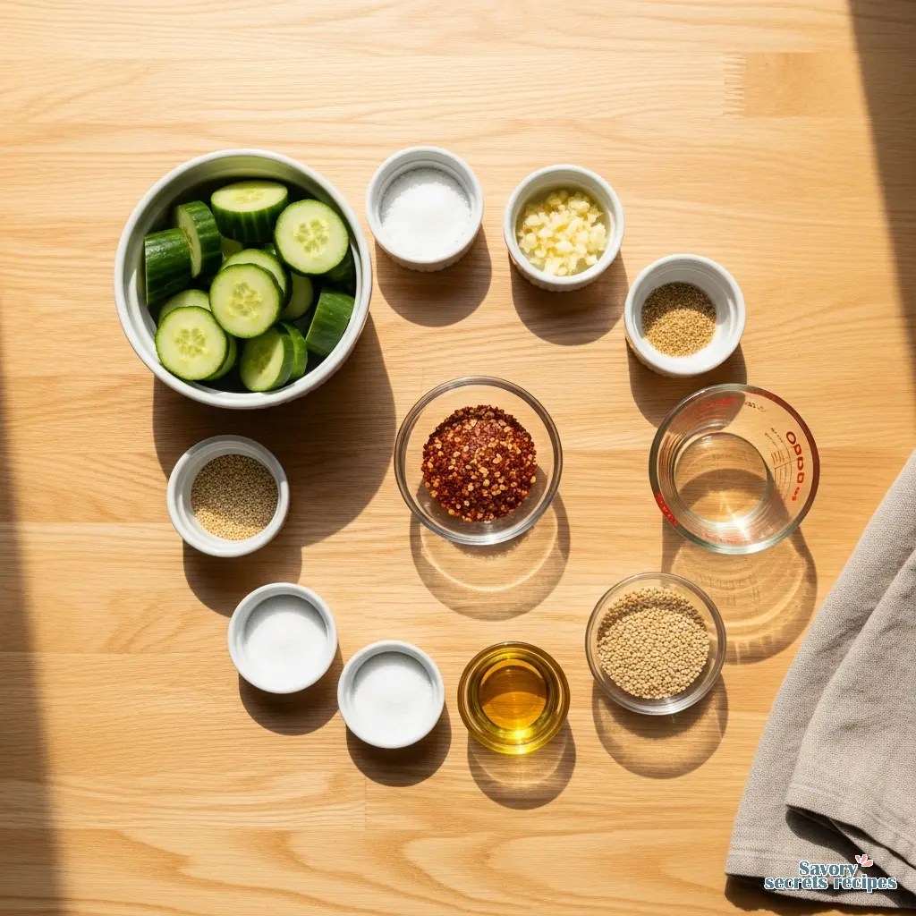 how to make korean cucumber ingredients