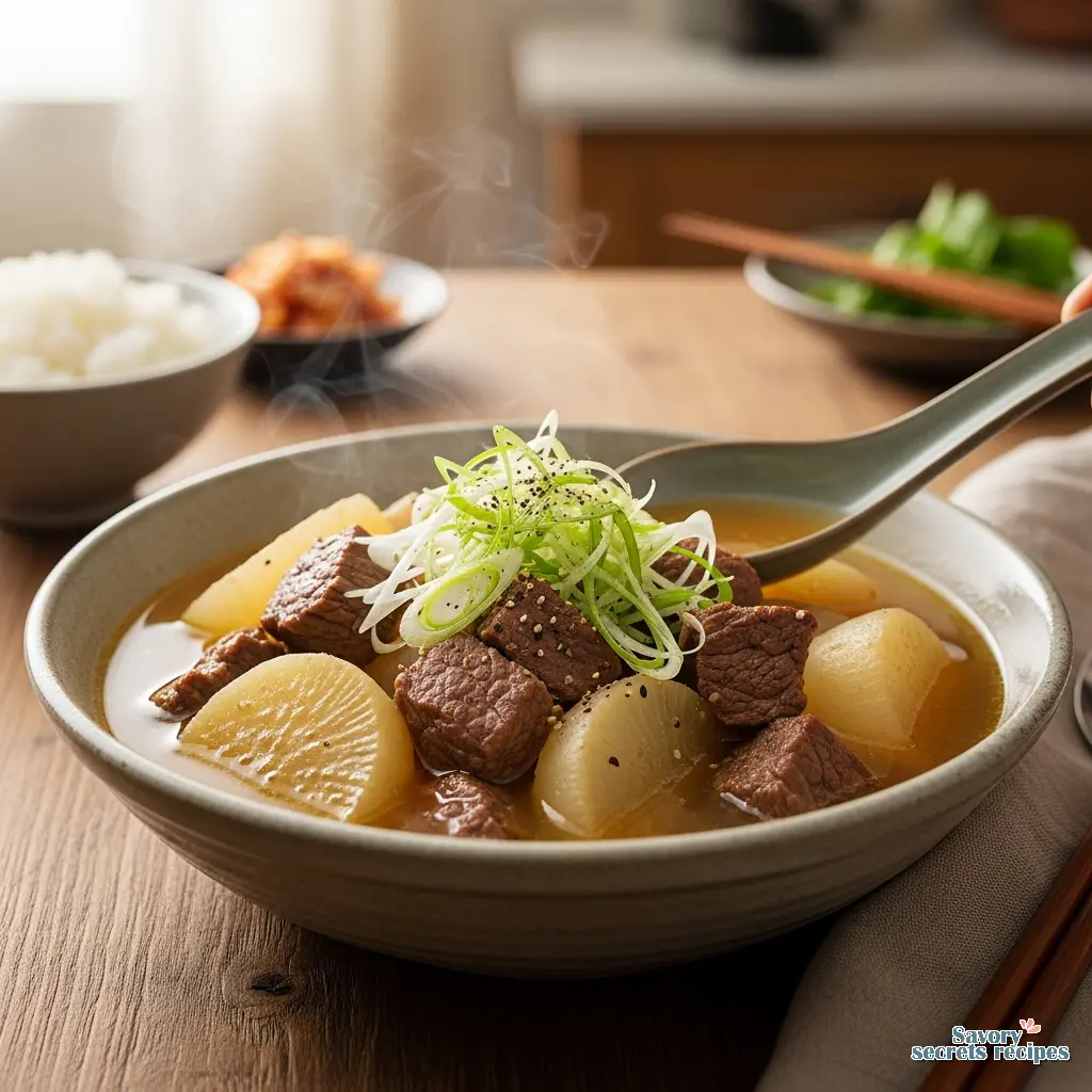 beef daikon soup final presentation