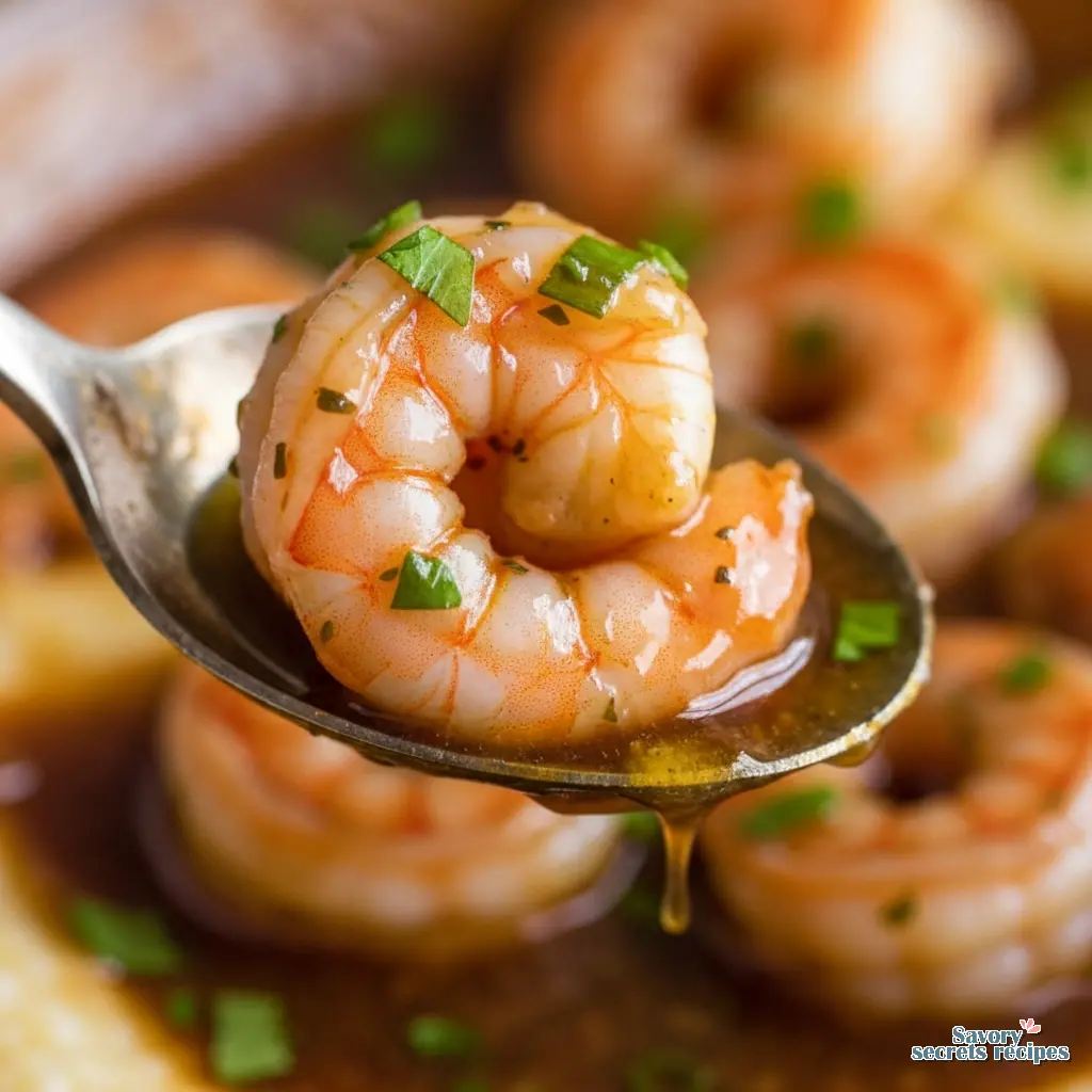 new orleans shrimp and grits recipe with worcestershire sauce close up