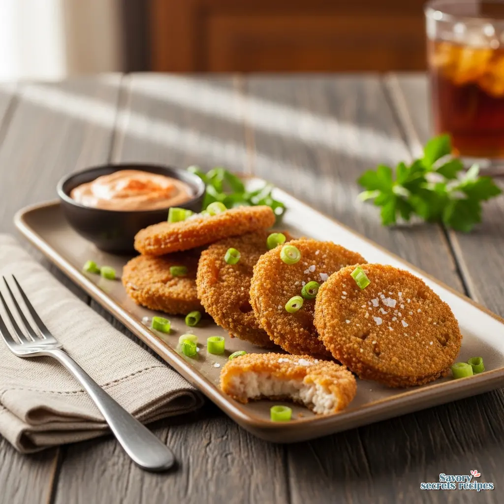 fried green tomatoes bread crumbs final presentation