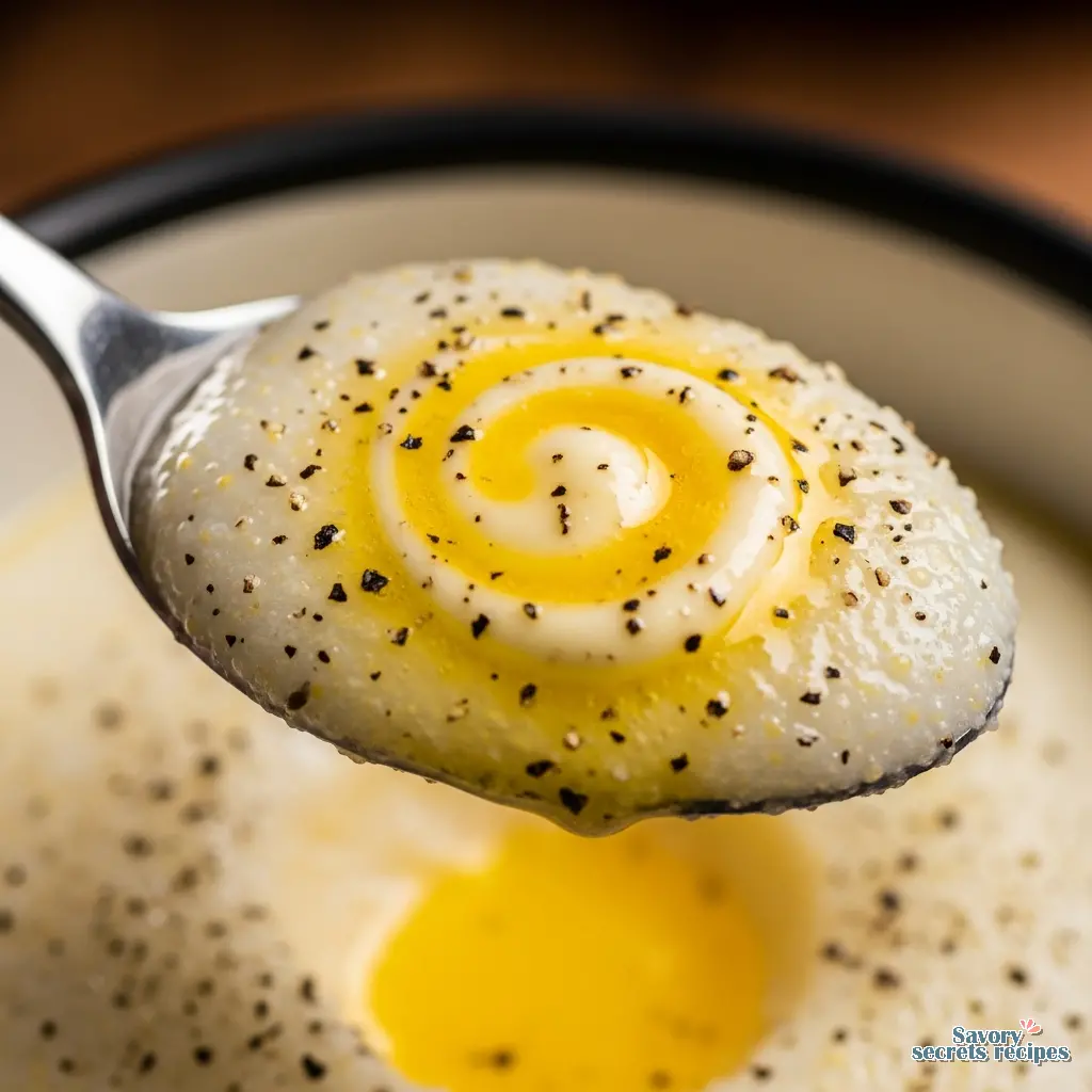 5 minute grits instructions close up