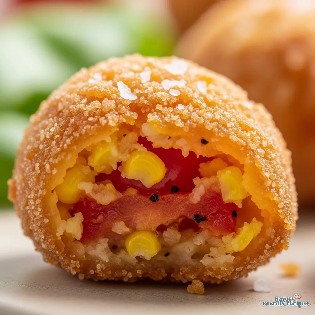 fried cherry tomatoes close up