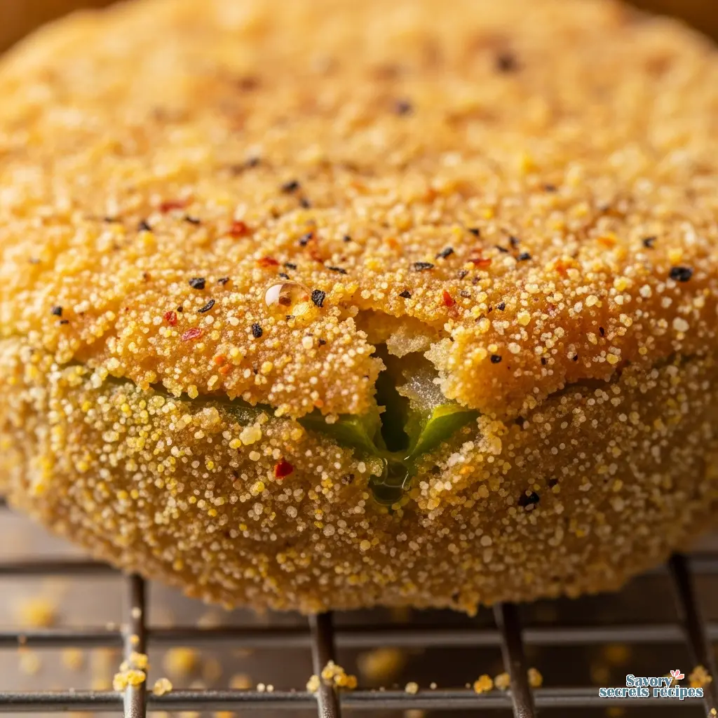 how to cook fried green tomatoes southern style close up