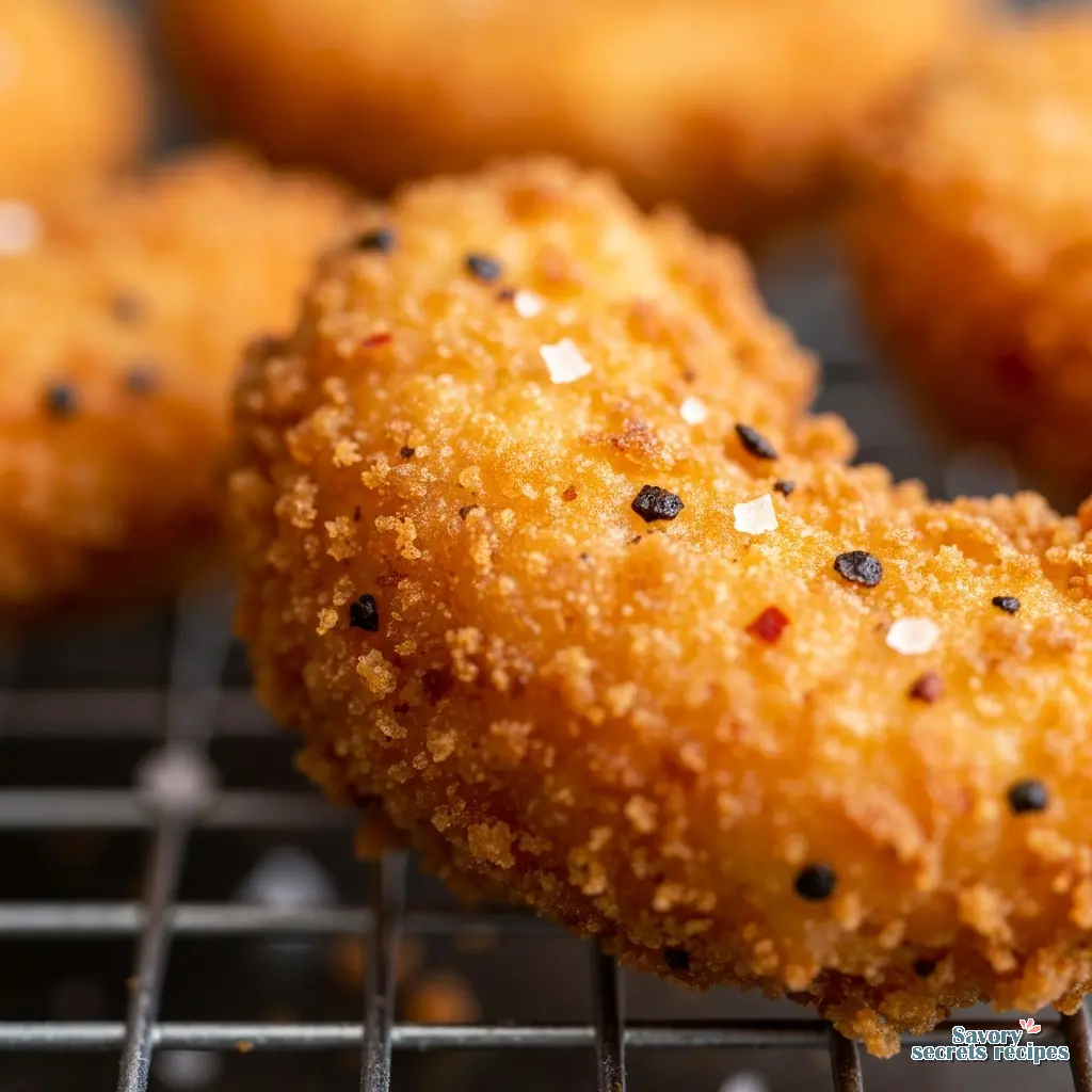 country fried shrimp close up