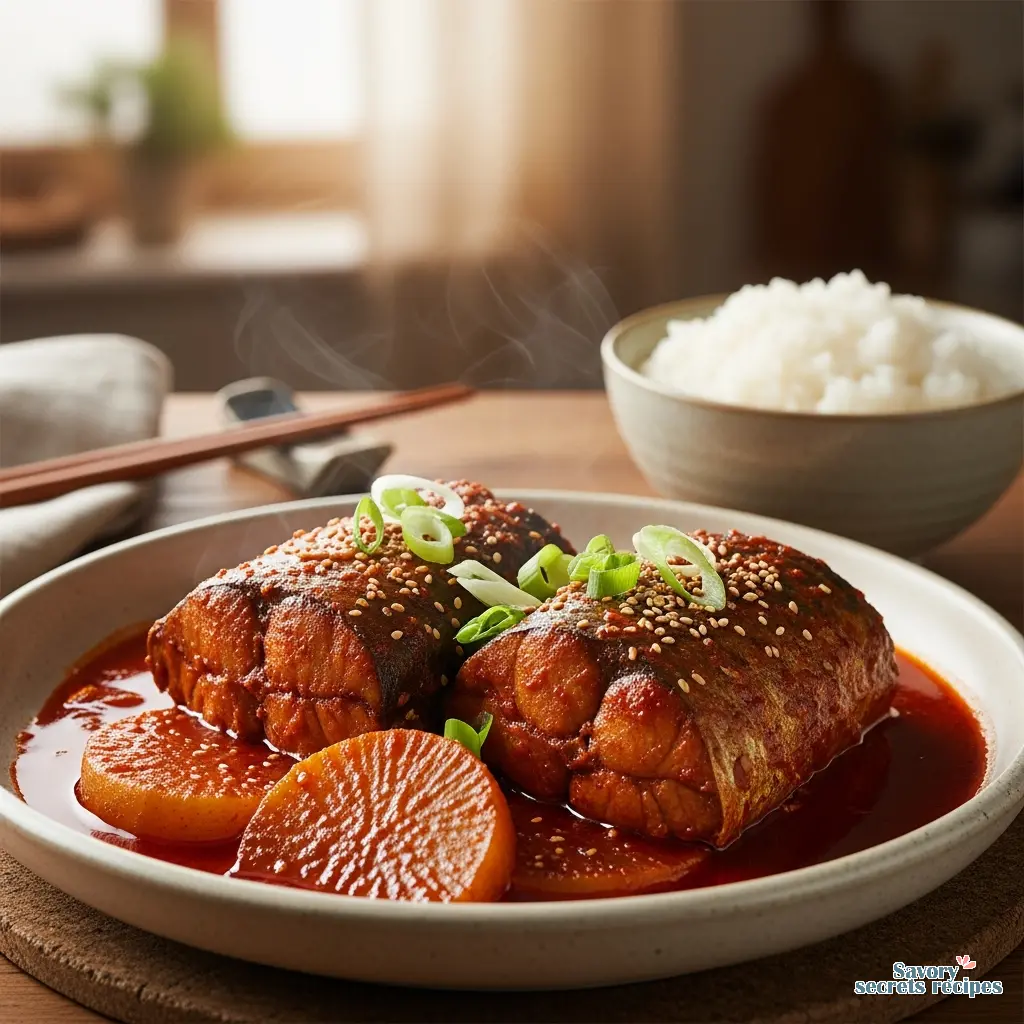 korean mackerel stew final presentation