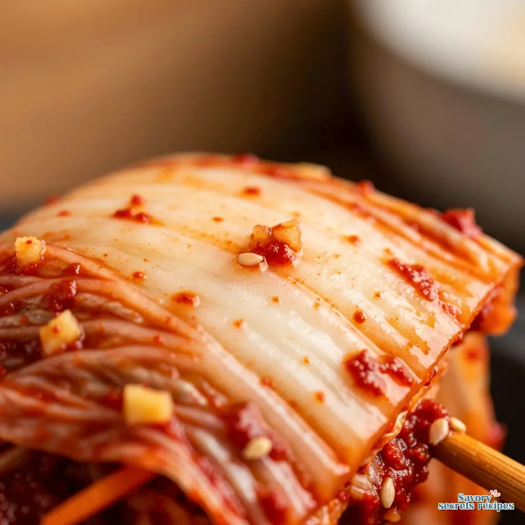 no sugar kimchi close up