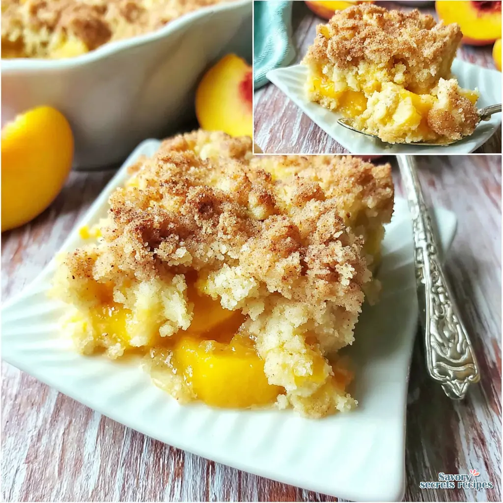 Simple Best 3 Ingredient Dump Cake Cobbler Version