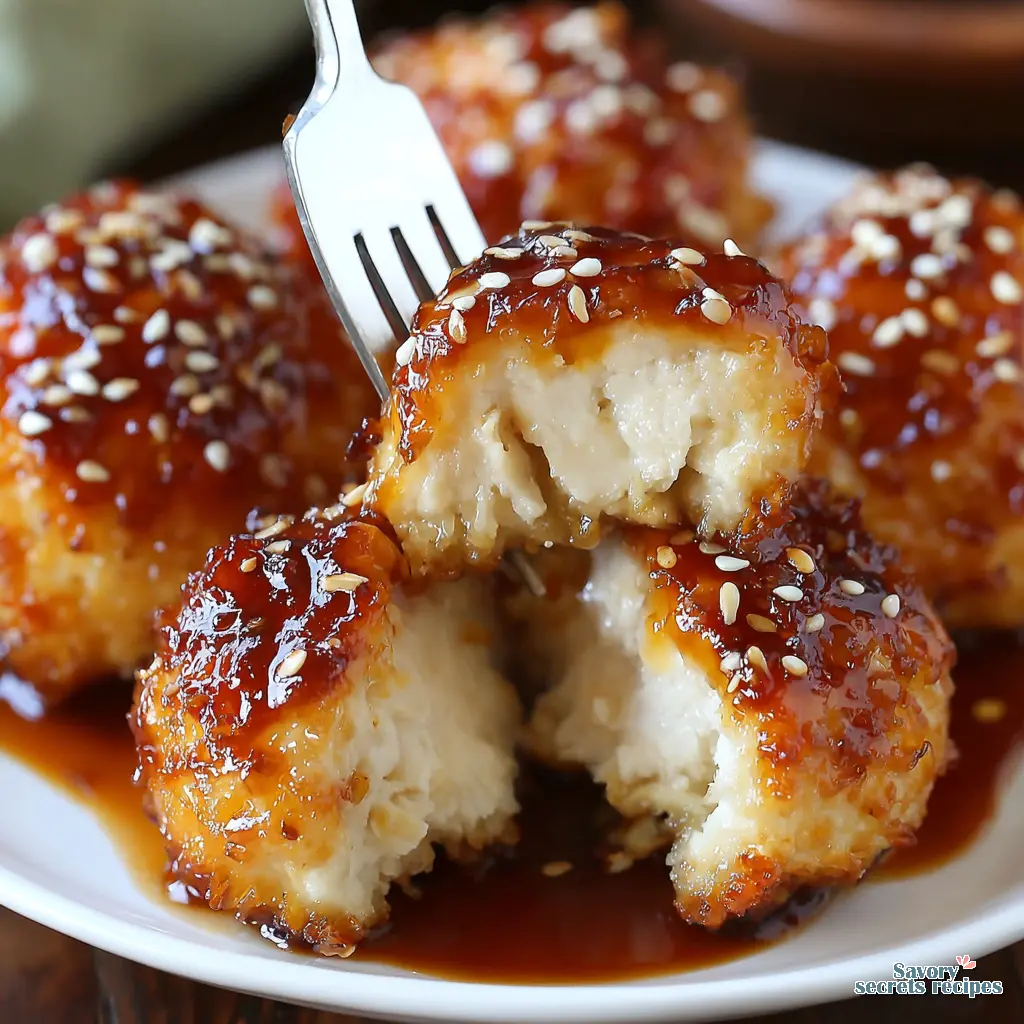 5 ingredient honey garlic chicken air fryer final presentation