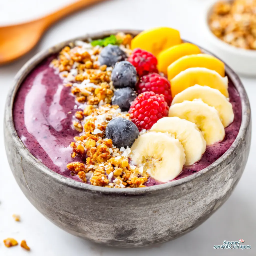 acai berry bowl at home final presentation
