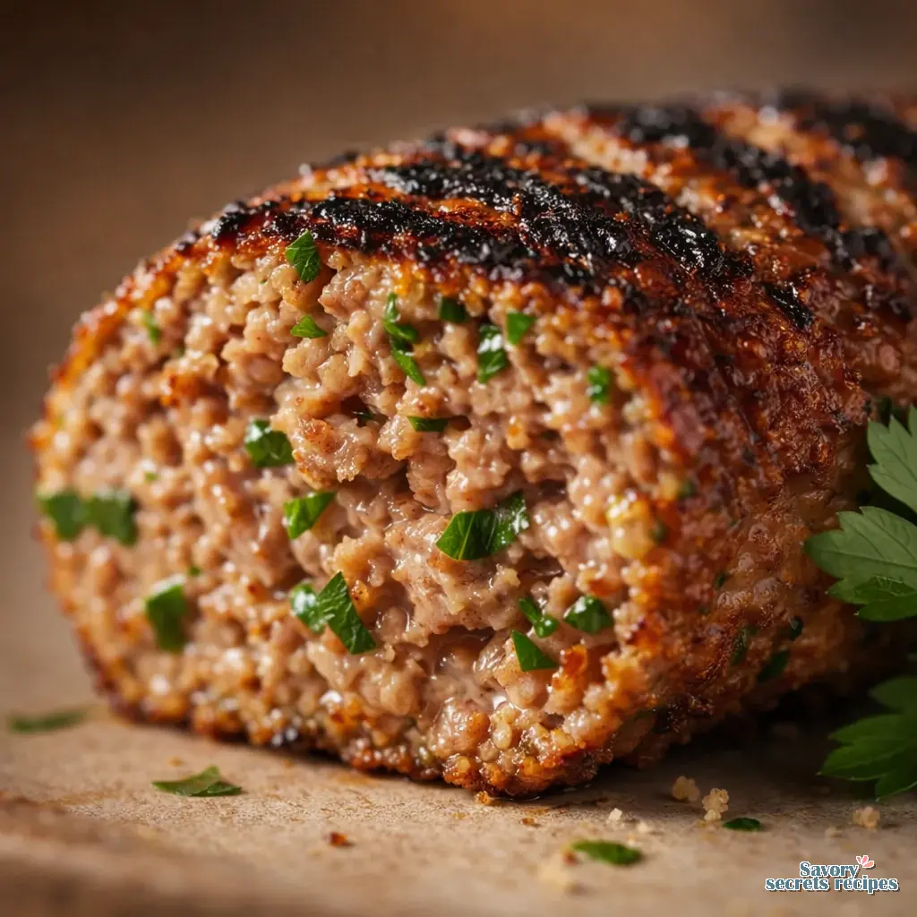 air fryer beef kofta skewers close up