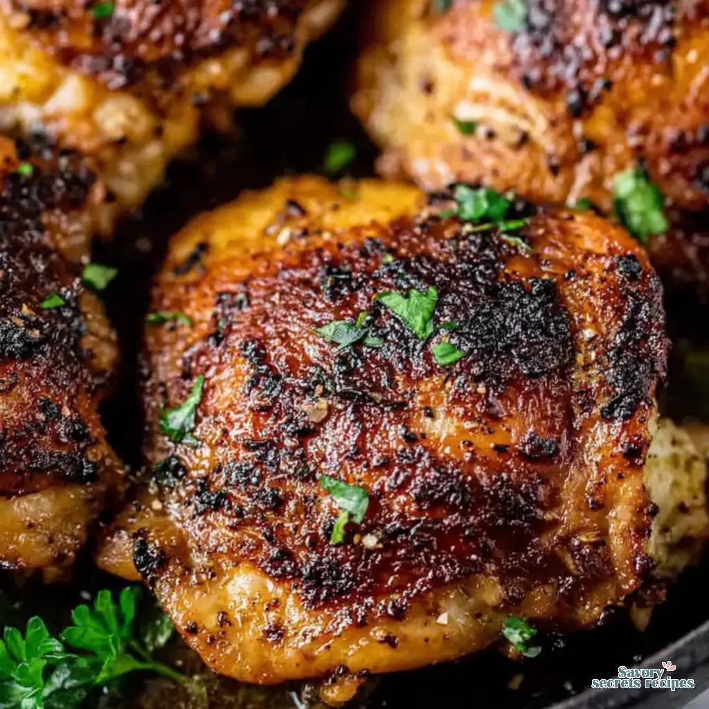 air fryer chicken thighs bone in - variation 4