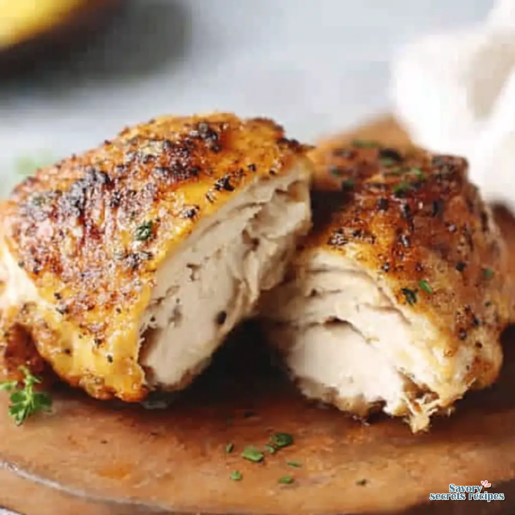 air fryer chicken thighs frozen - variation 4