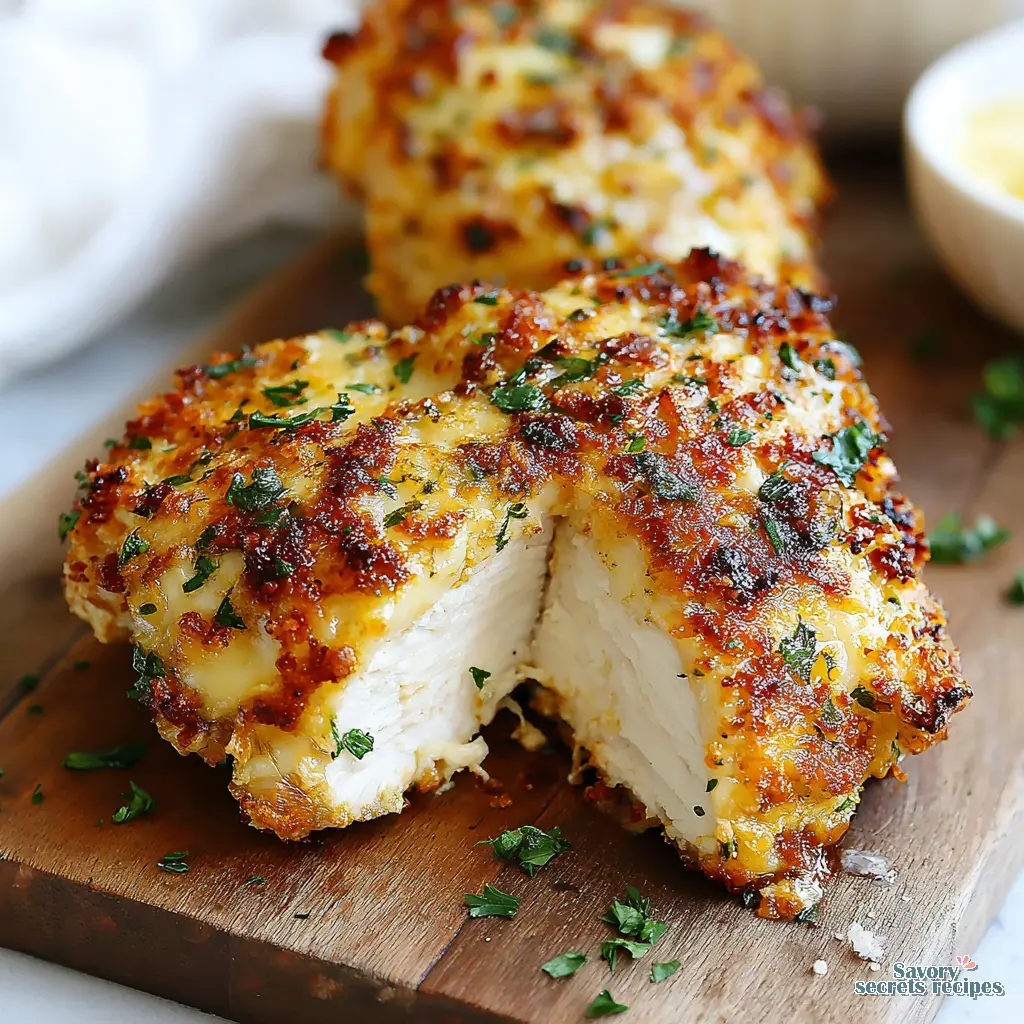 air fryer chicken thighs garlic parmesan final presentation