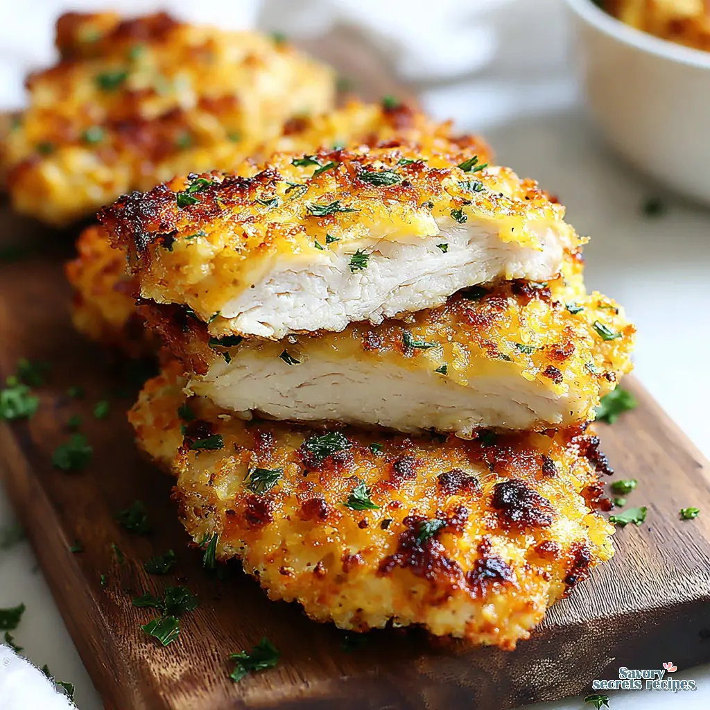 air fryer chicken thighs garlic parmesan - variation 4