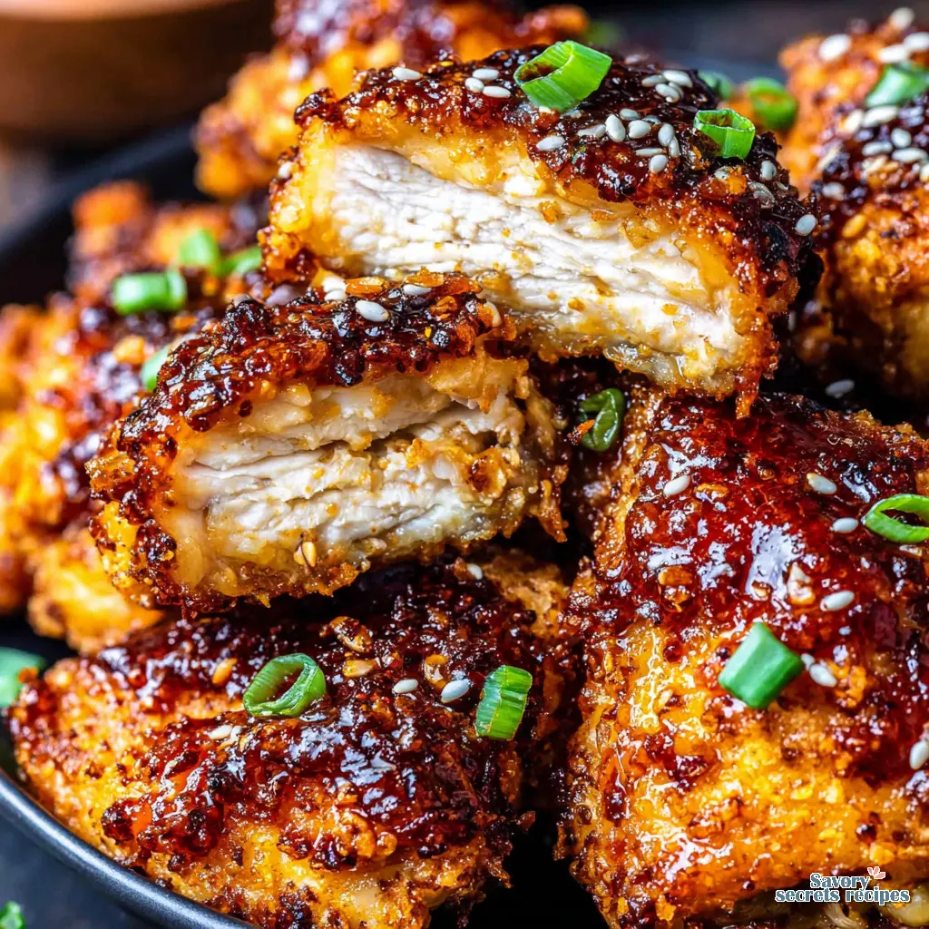 air fryer chicken thighs korean - variation 4