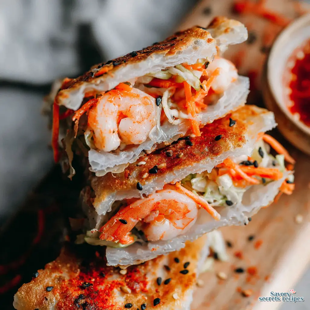 air fryer crispy rice paper dumplings - variation 4