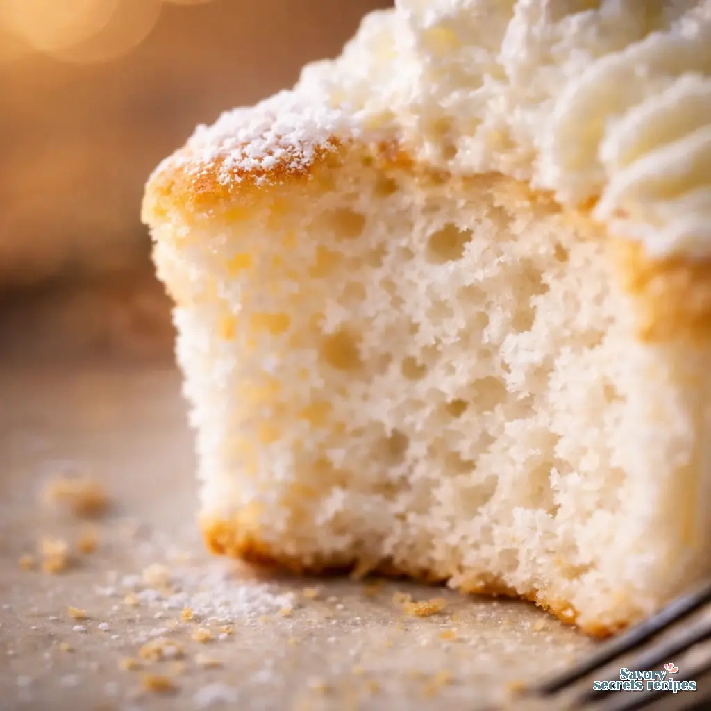 angel food cake cupcakes recipe close up