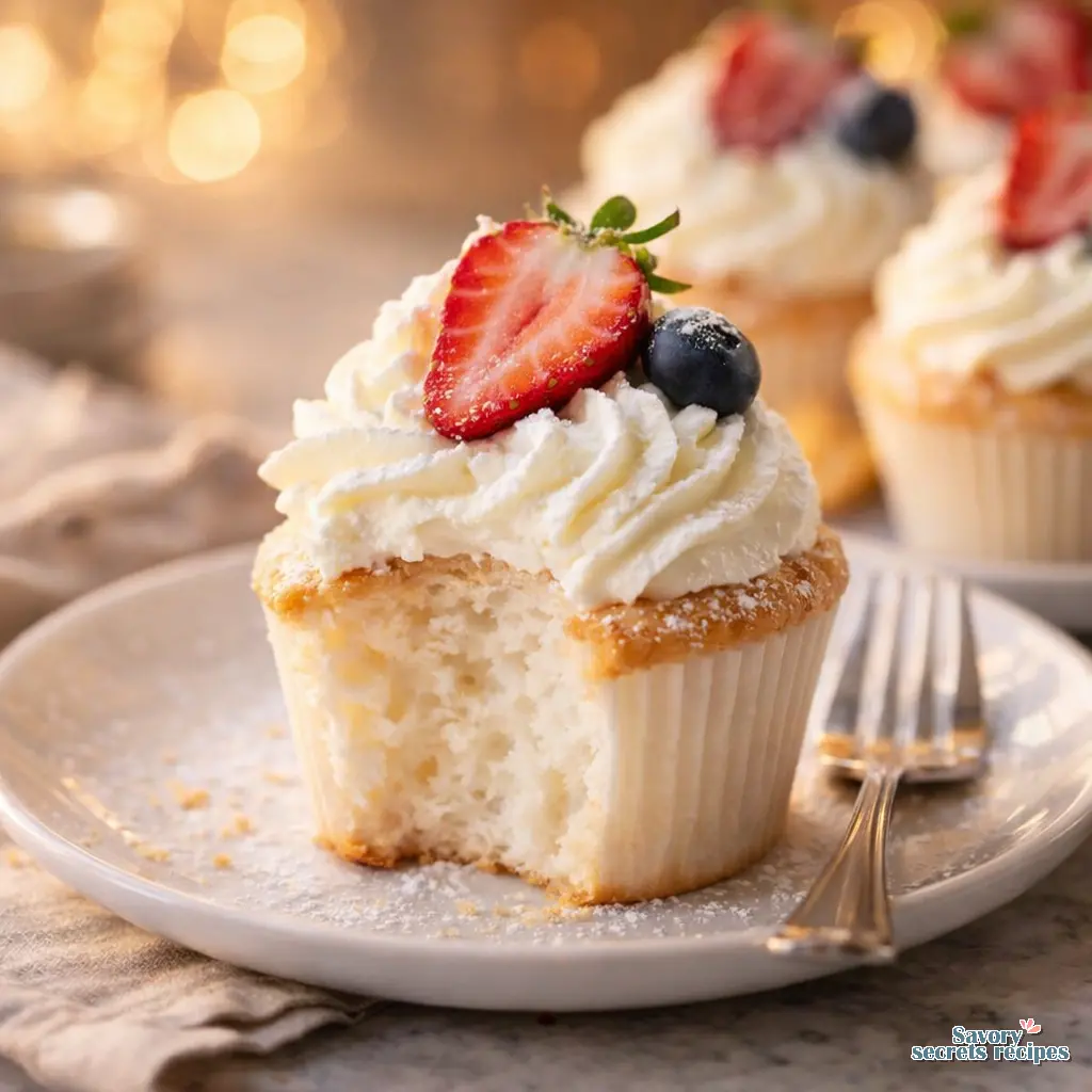 angel food cake cupcakes recipe final presentation