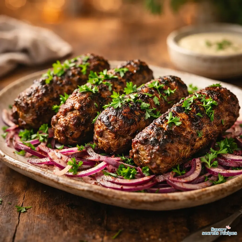 authentic egyptian beef kofta recipe final presentation