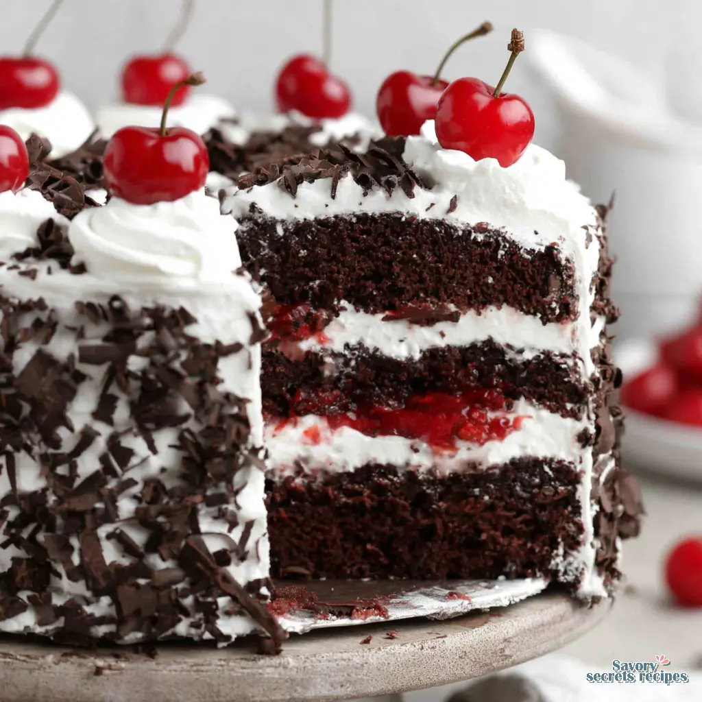 Best authentic black forest cake recipe with cherries now