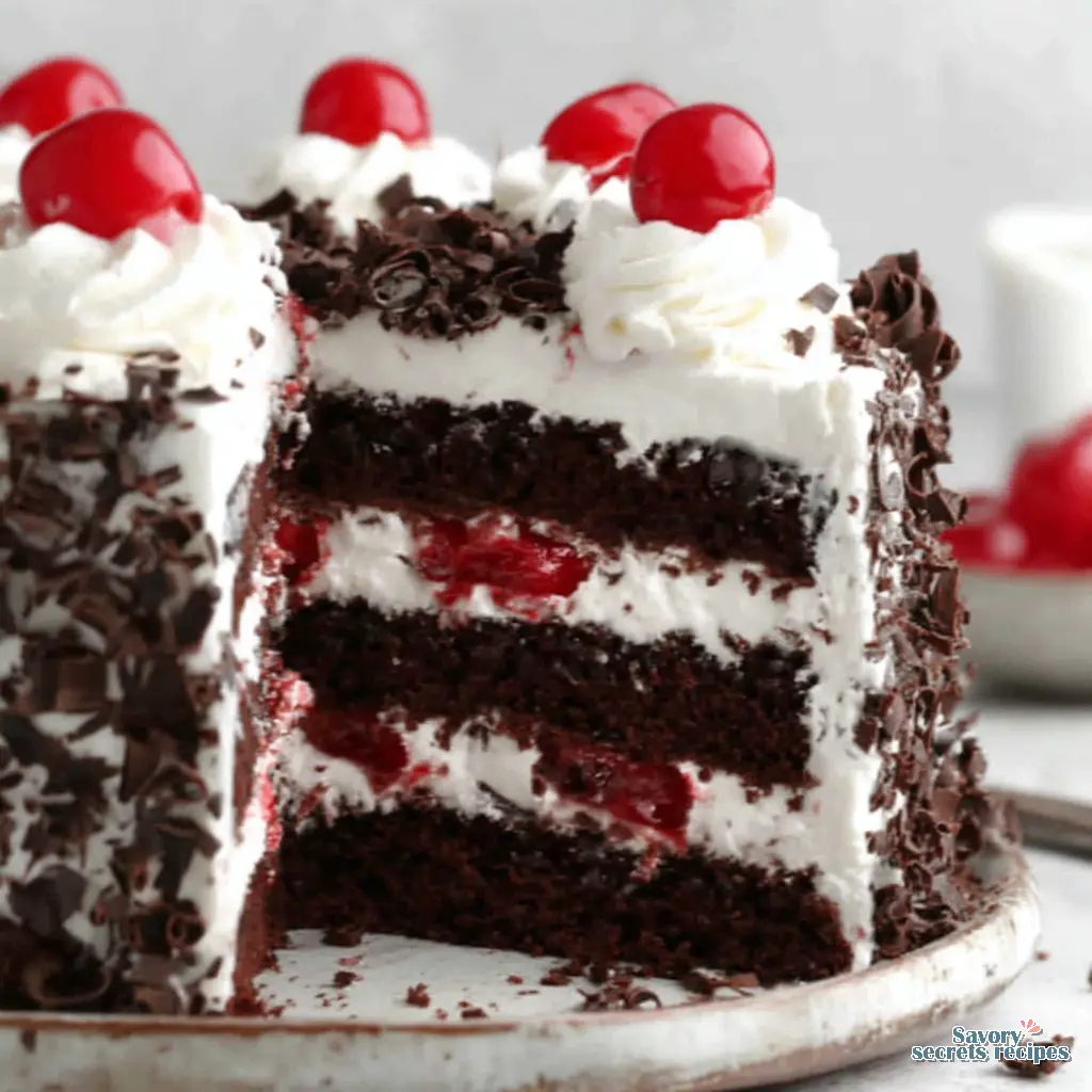 authentic german black forest cake recipe alcohol free final presentation
