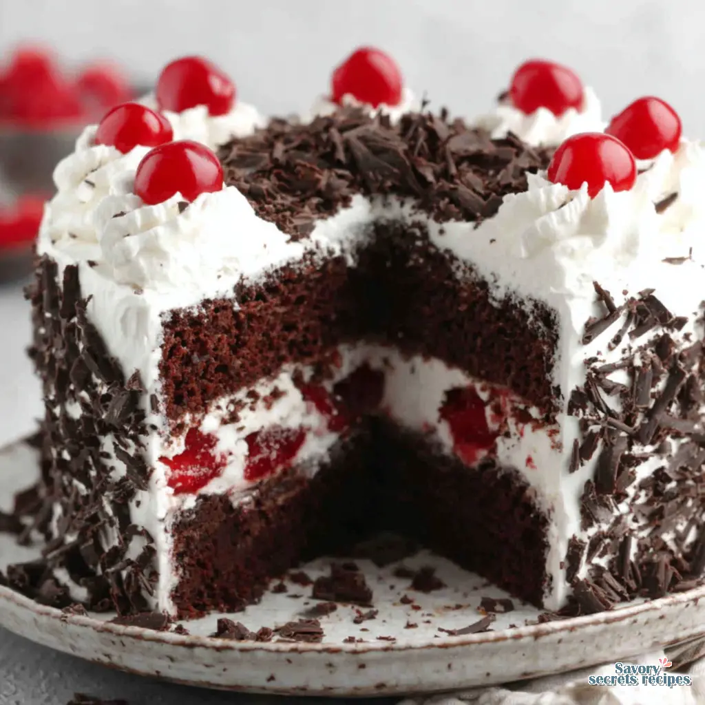 authentic german black forest cake recipe alcohol free - variation 4