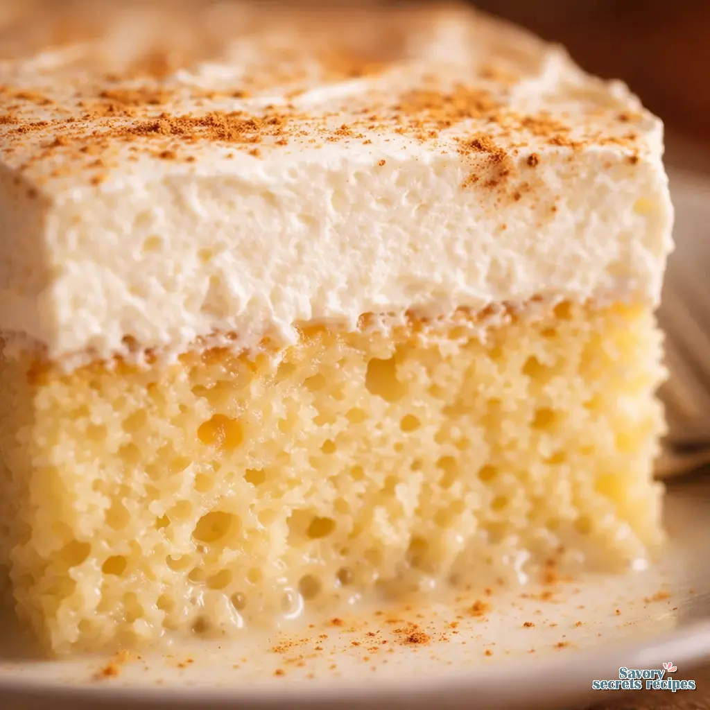 authentic mexican tres leches cake recipe close up