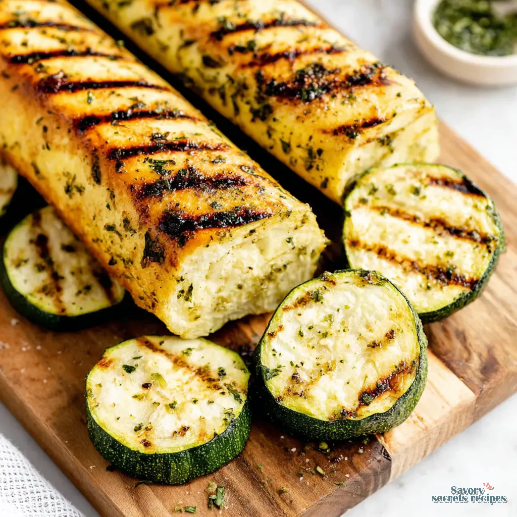 Baby-Friendly Grilled Zucchini final presentation