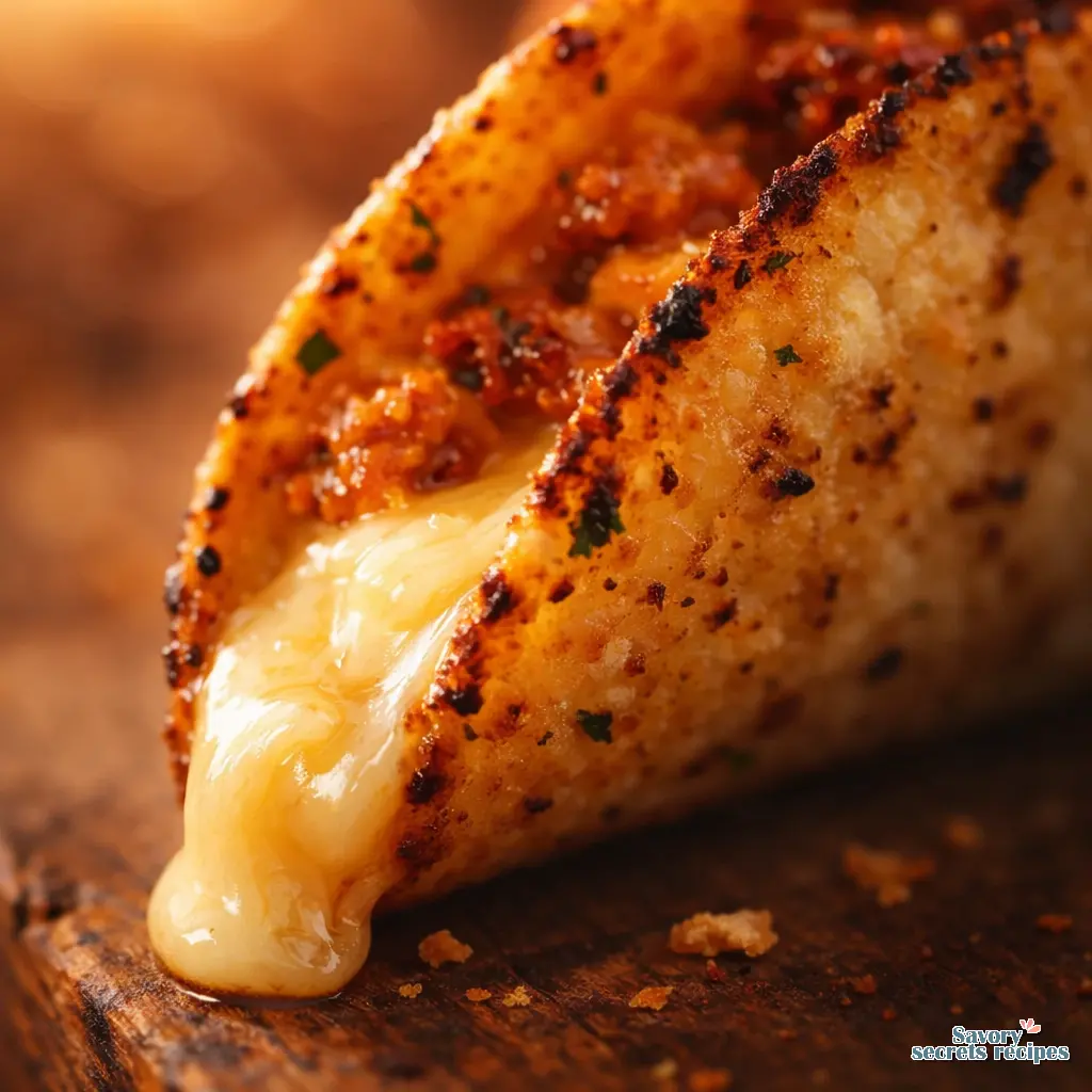 baked crispy chicken tacos close up