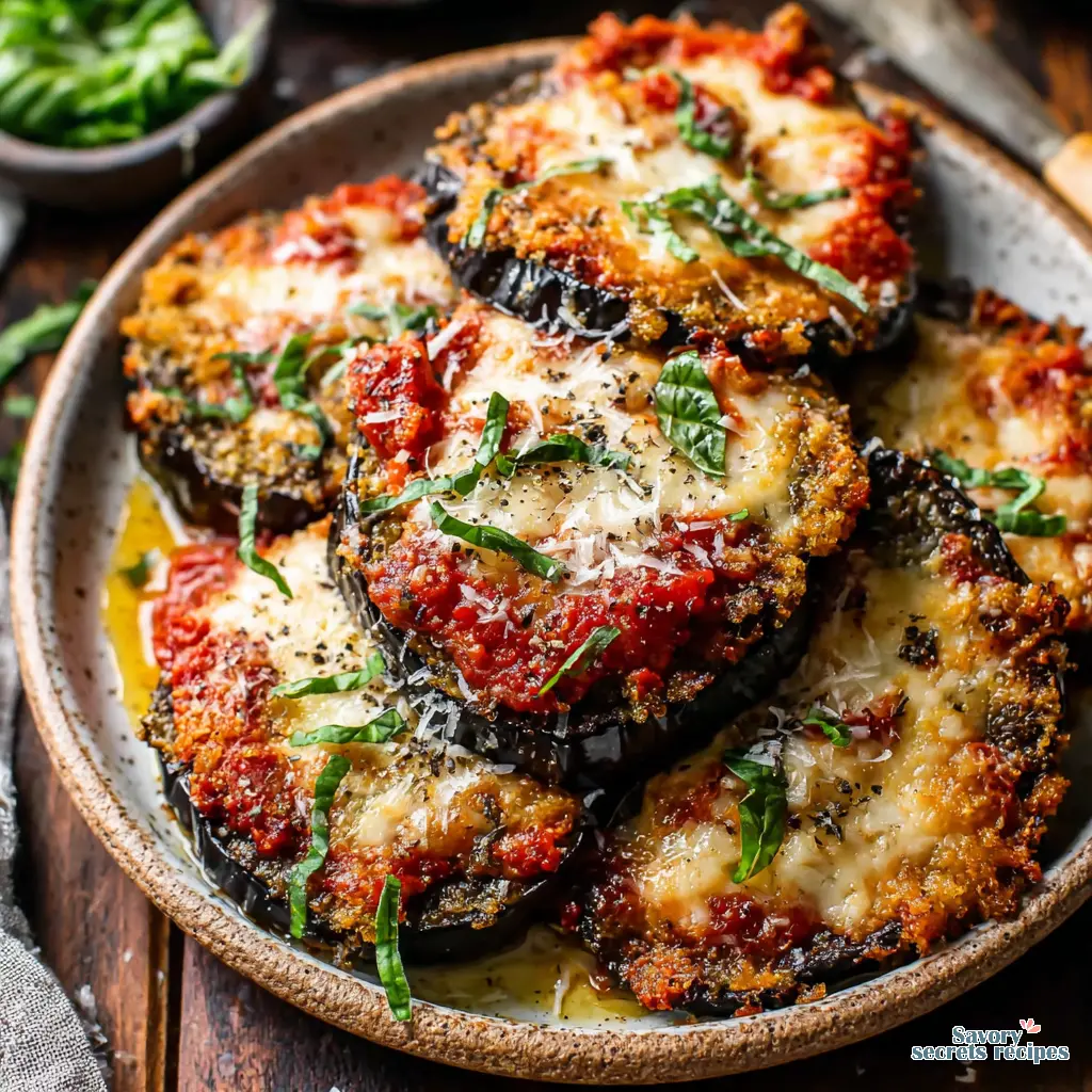 baked eggplant parmesan final presentation