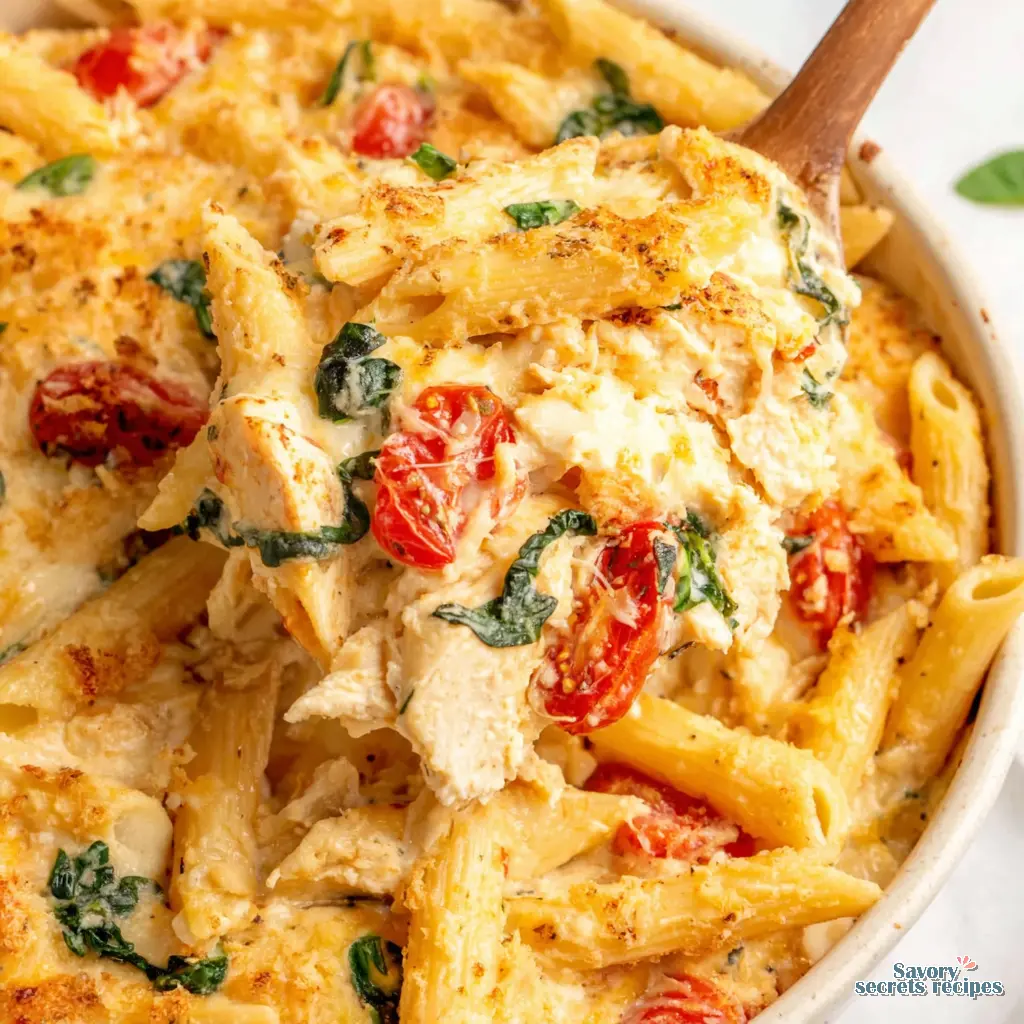 Your Simple Best Baked Feta Pasta and Chicken