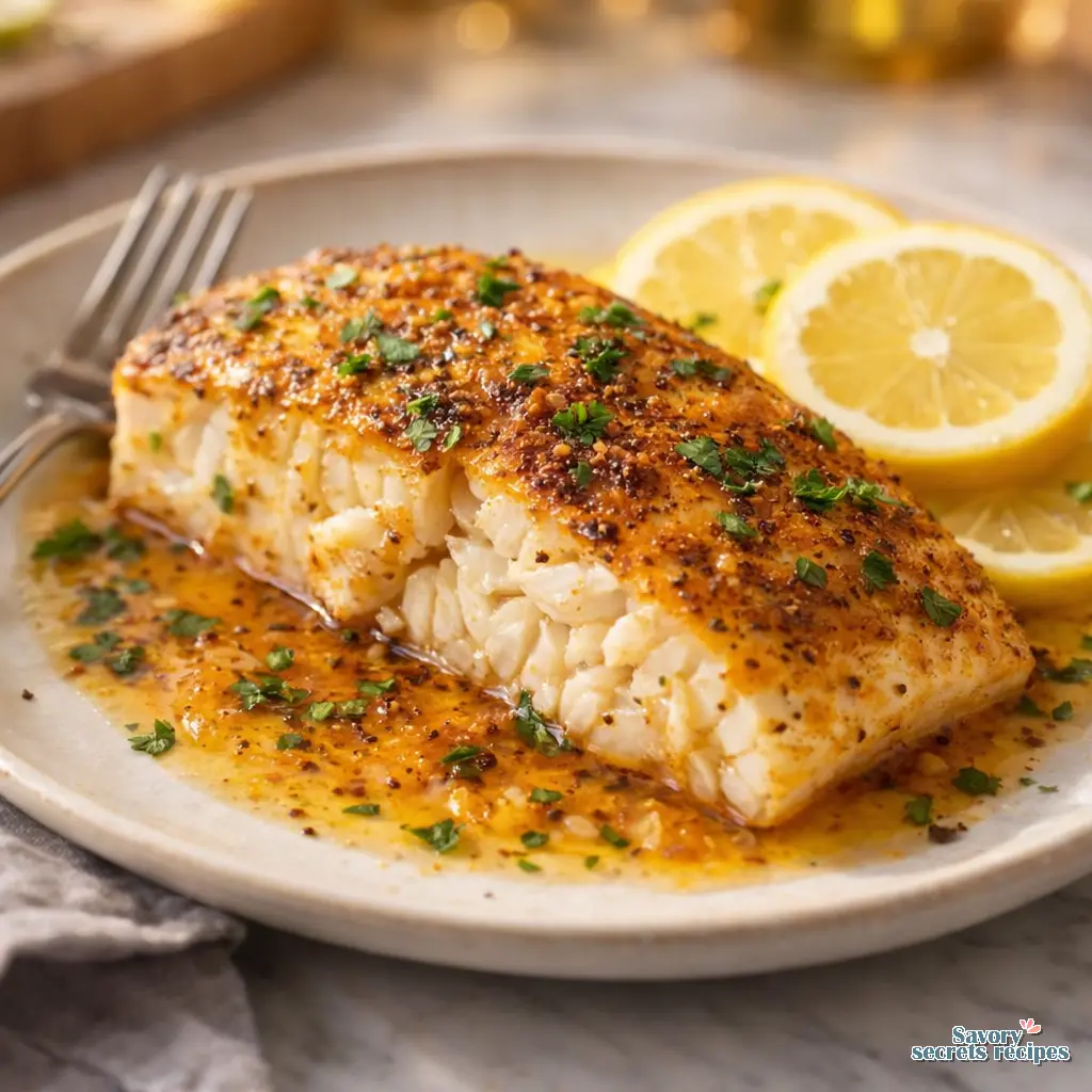 baked garlic lemon tilapia final presentation