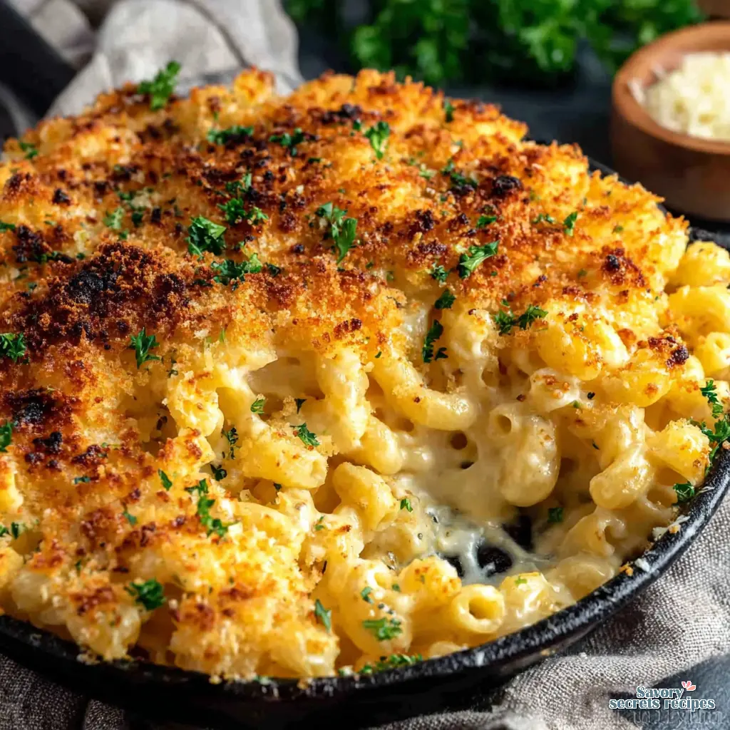 baked mac and cheese final presentation