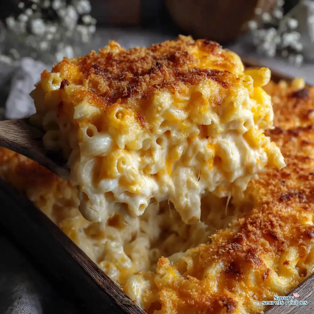 baked mac and cheese for a crowd final presentation