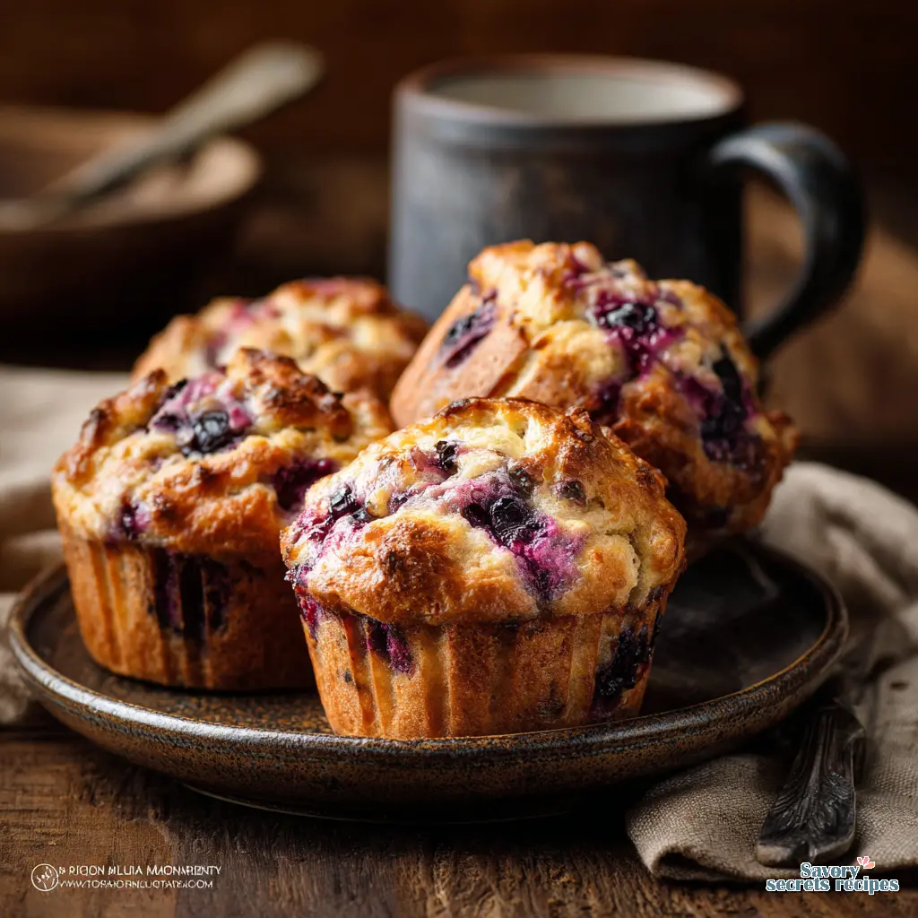 banana berry yogurt muffins final presentation