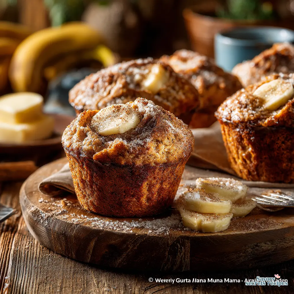 banana cinnamon muffin recipe final presentation