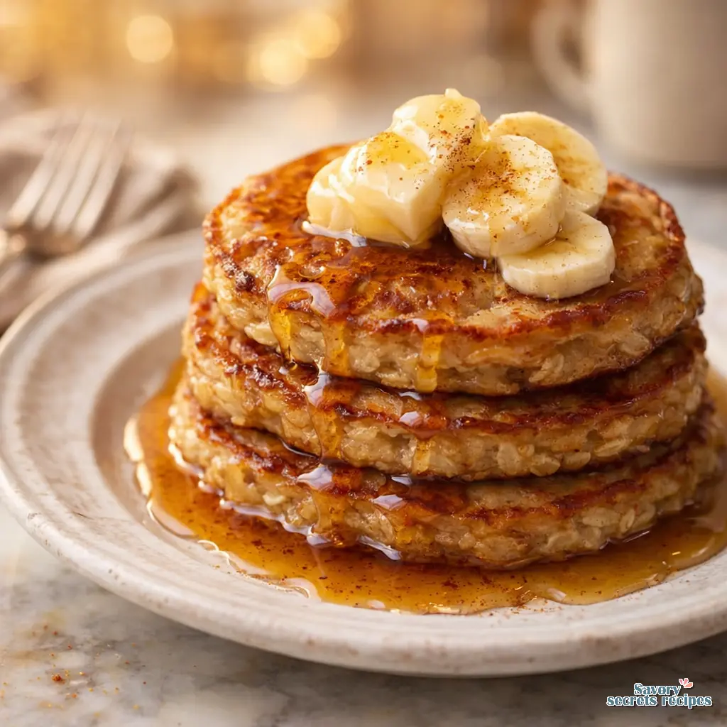 banana oatmeal pancakes final presentation