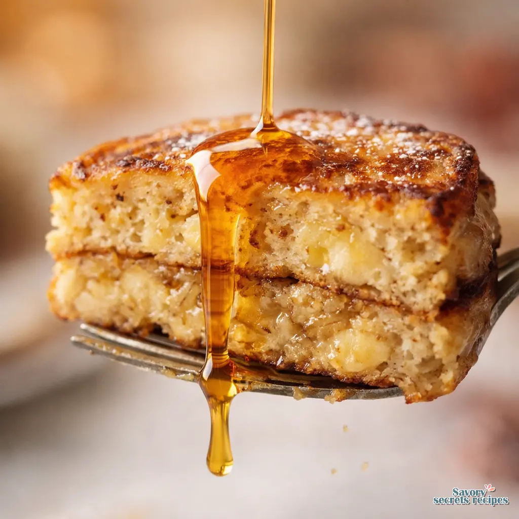 New banana oatmeal pancakes are the best way