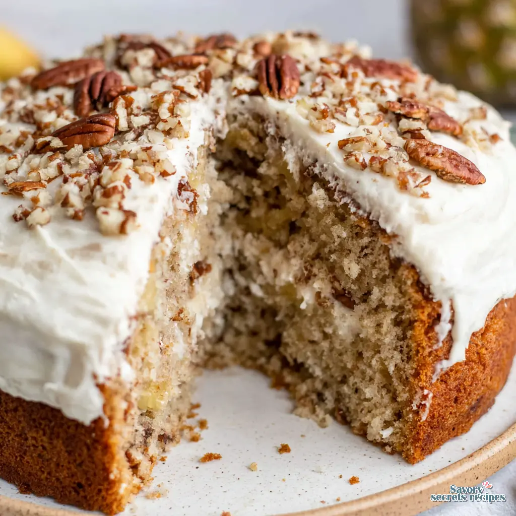 banana pineapple cake final presentation