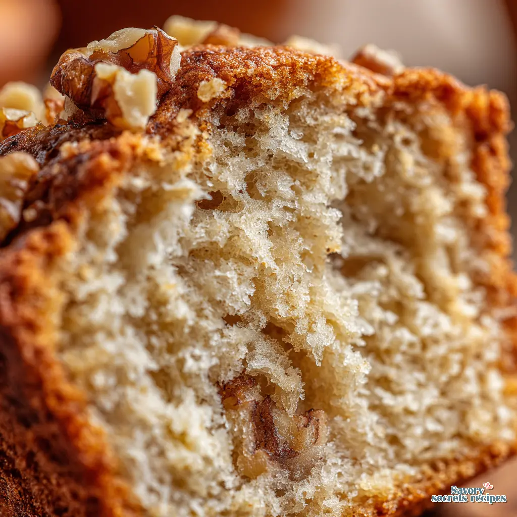 banana spice muffins close up