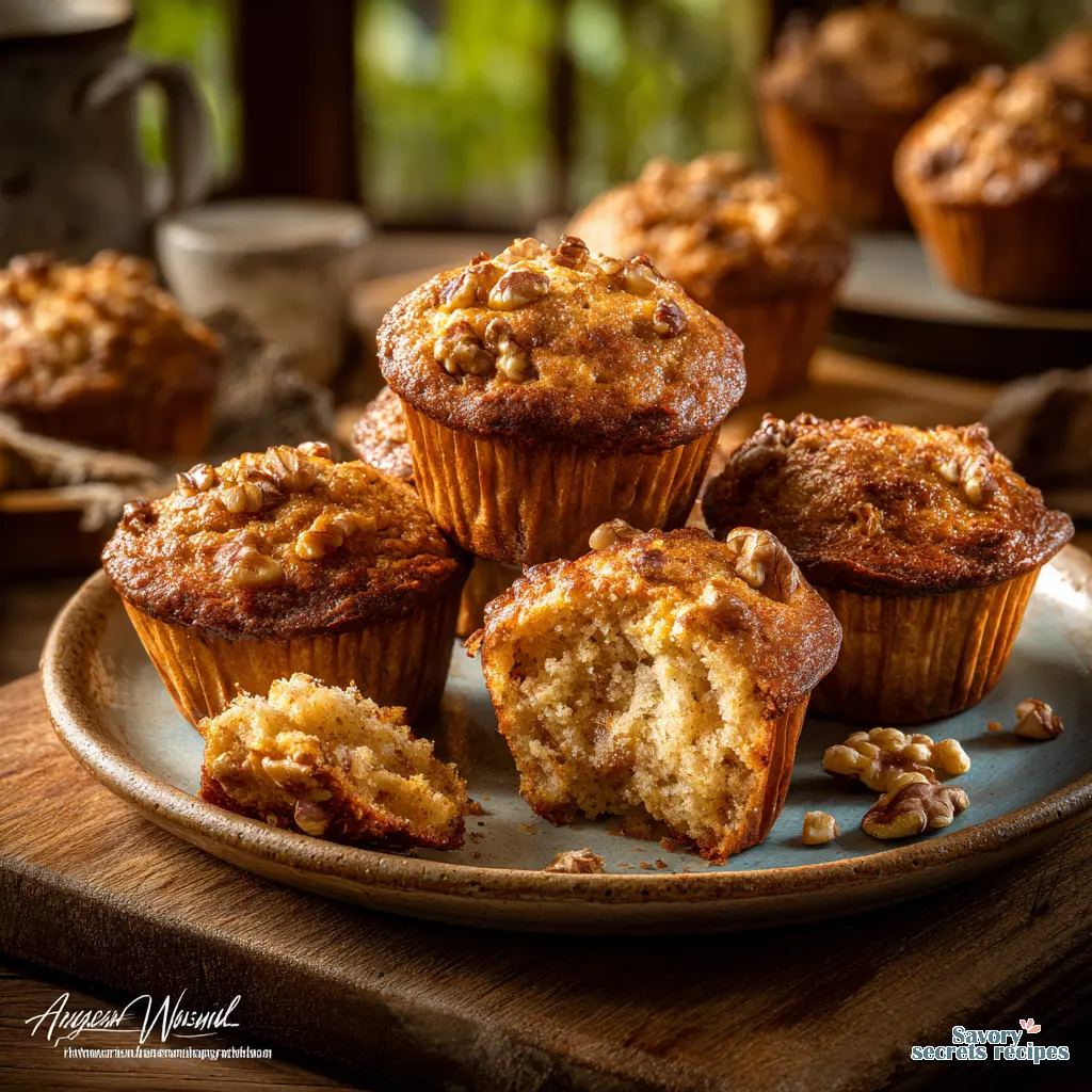 banana spice muffins final presentation