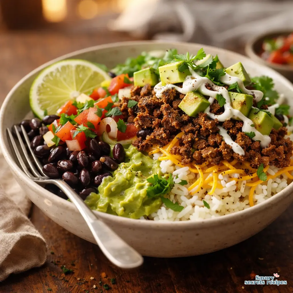 beef burrito bowl final presentation