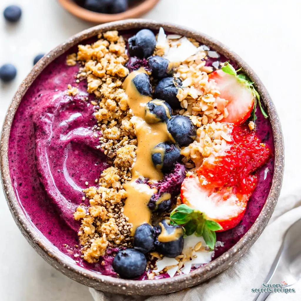 berry smoothie bowl ninja creami - variation 4