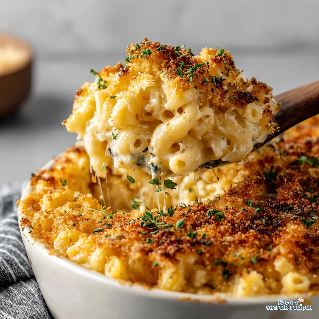 best baked mac and cheese recipe close up