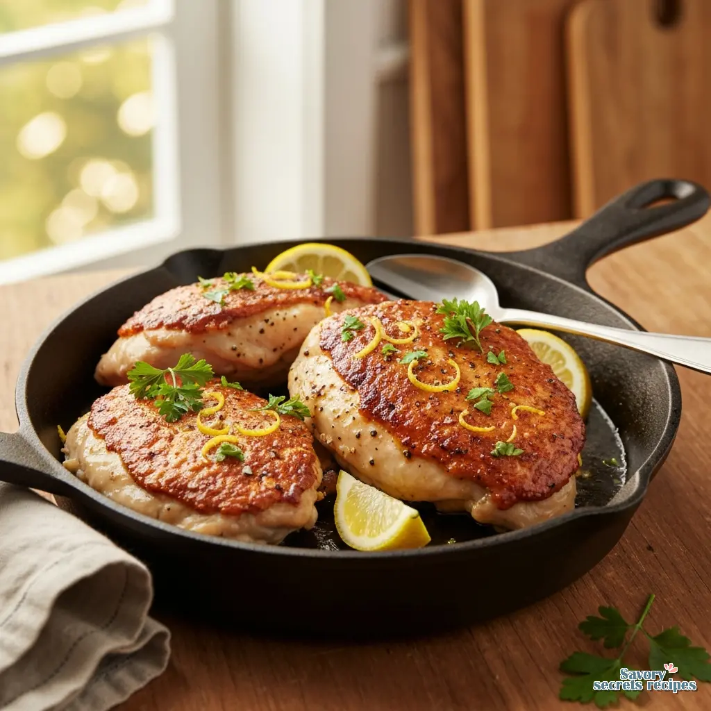 best lemon garlic chicken recipes by chefs final presentation